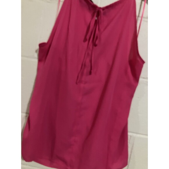 1.STATE Pink Halter Brown Accented Sleeveless Top size XL - Picture 10 of 13